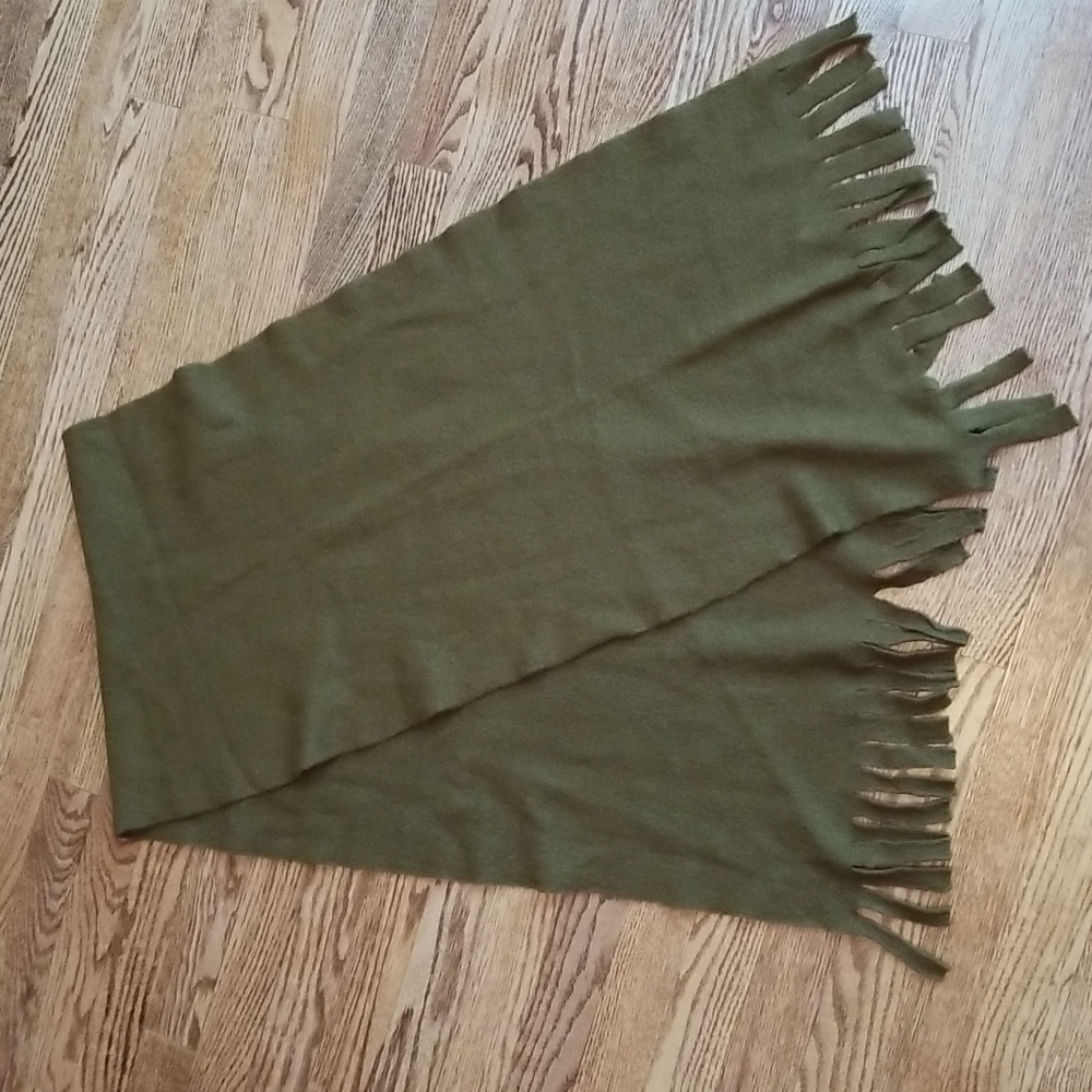 Cozy Solid Color 60 Inch Blanket Tassel Scarf Fall Winter Cottagecore